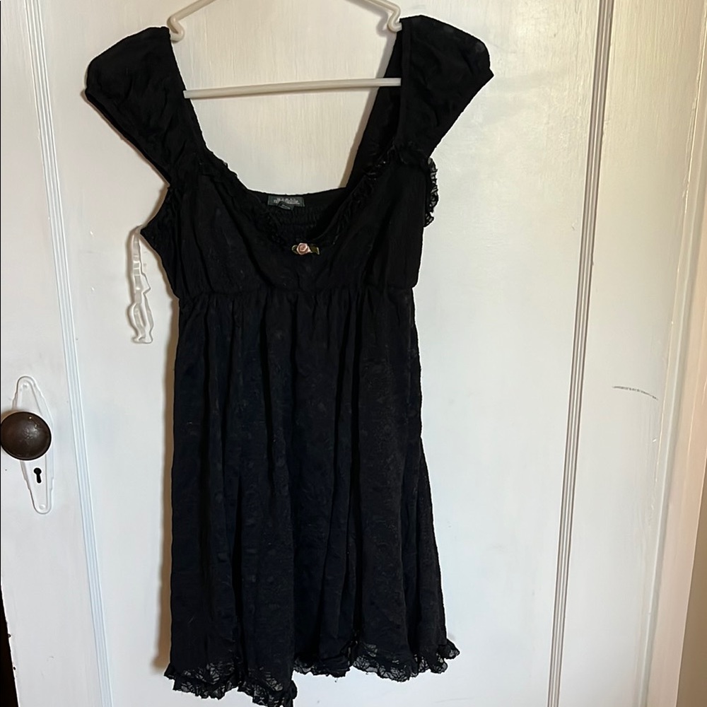 Elegant Black Lace Dress